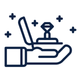 Proposal concept with ring outline